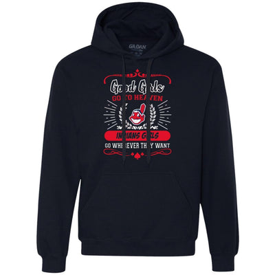 Good Girls Go To Heaven Cleveland Indians Girls T Shirts