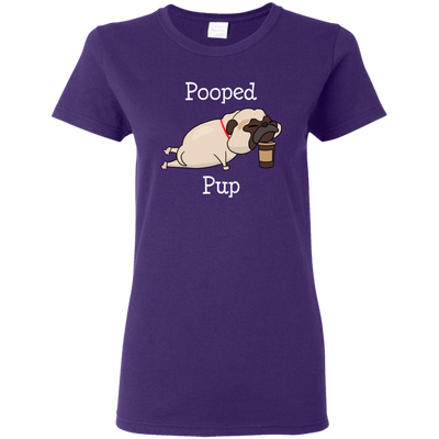 Nice Pug T Shirts - Pooped Pup, is a cool gift for friends and family