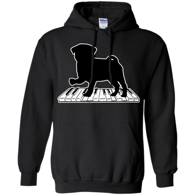 Pug Playing Piano Music T Shirts