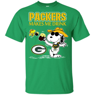 Green Bay Packers Make Me Drinks T Shirt