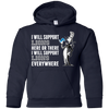 I Will Support Everywhere Detroit Lions T Shirts