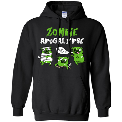 Nice Pug T Shirts - Zombies Apugalypse, is a cool gift for your friend