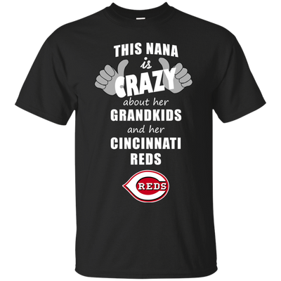 This Nana Is Crazy About Her Grandkids And Her Cincinnati Reds T Shirts