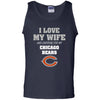 I Love My Wife And Cheering For My Chicago Bears T Shirts