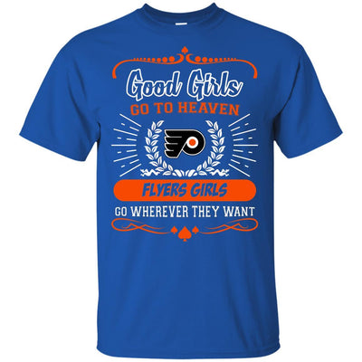 Good Girls Go To Heaven Philadelphia Flyers Girls T Shirts