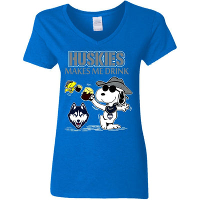 Connecticut Huskies Make Me Drinks T Shirt