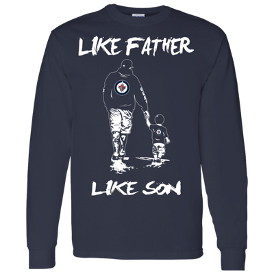 Happy Like Father Like Son Winnipeg Jets T Shirts