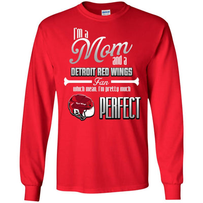 Cool Pretty Perfect Mom Fan Detroit Red Wings T Shirt