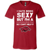 I Hate Being Sexy But I'm Fan So I Can't Help It Arkansas Razorbacks T Shirt
