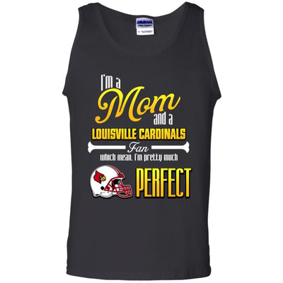 Cool Pretty Perfect Mom Fan Louisville Cardinals T Shirt