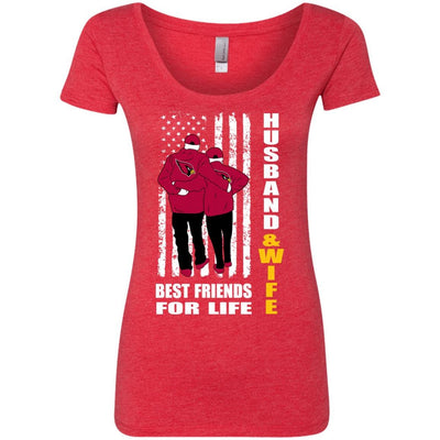 Husband And Wife Best Friends For Life Arizona Cardinals T Shirt - Best Funny Store