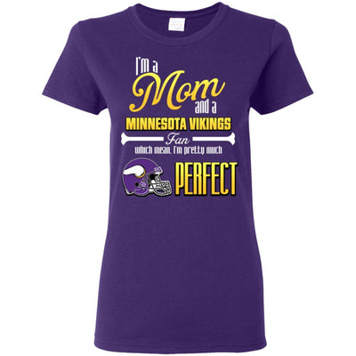 Cool Pretty Perfect Mom Fan Minnesota Vikings T Shirt