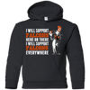 I Will Support Everywhere Bowling Green Falcons T Shirts