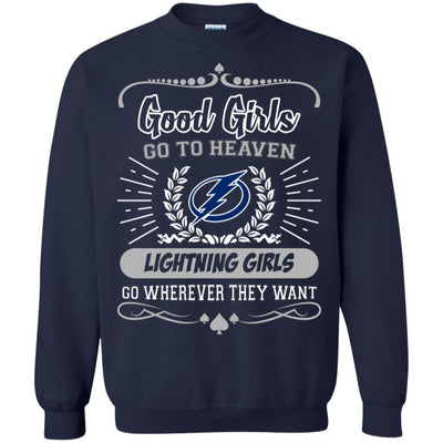 Good Girls Go To Heaven Tampa Bay Lightning Girls T Shirts