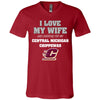 I Love My Wife And Cheering For My Central Michigan Chippewas T Shirts