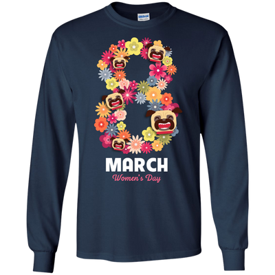 Women's Day Pug T Shirts