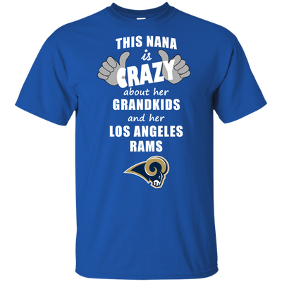 This Nana Is Crazy About Her Grandkids And Her Los Angeles Rams T Shirts