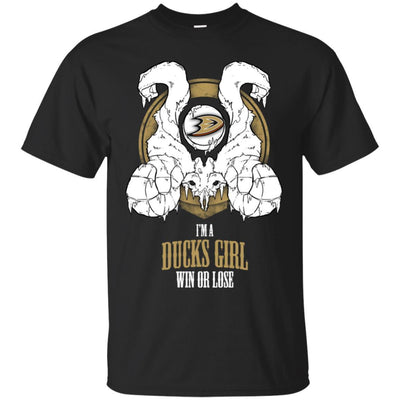 Anaheim Ducks Girl Win Or Lose T Shirts