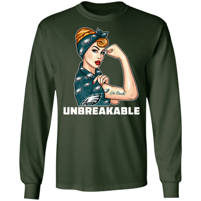 Beautiful Girl Unbreakable Go Philadelphia Eagles T Shirt