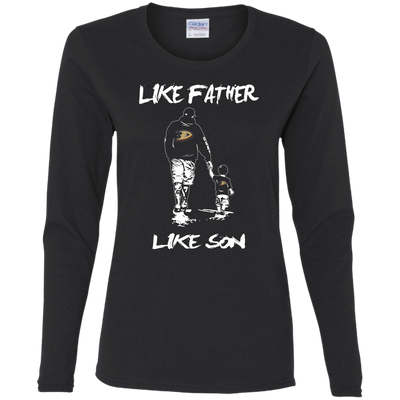 Happy Like Father Like Son Anaheim Ducks T Shirts