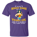I'm Not Wonder Woman Minnesota Vikings T Shirts