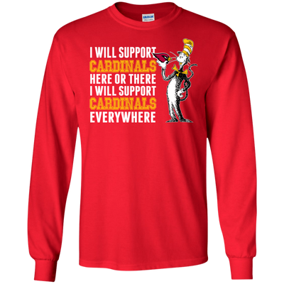 I Will Support Everywhere Arizona Cardinals T Shirts