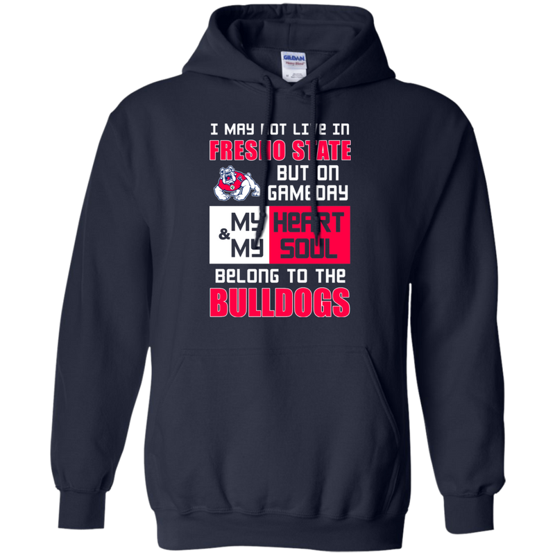My Heart And My Soul Belong To The Fresno State Bulldogs T Shirts