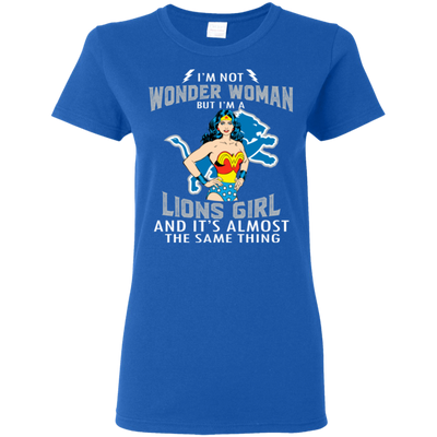 I'm Not Wonder Woman Detroit Lions T Shirts