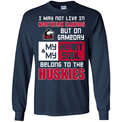 My Heart And My Soul Belong To The Northern Illinois Huskies T Shirts