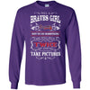 She Will Do It Twice And Take Pictures Atlanta Braves T Shirt