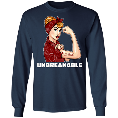 Beautiful Girl Unbreakable Go Oklahoma Sooners T Shirt