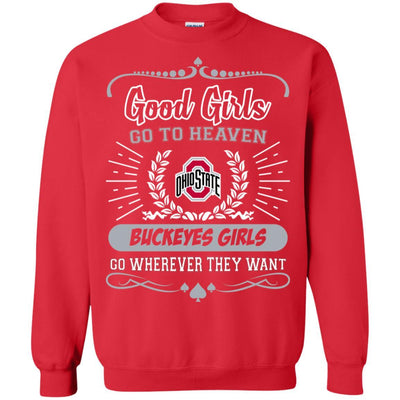 Good Girls Go To Heaven Ohio State Buckeyes Girls T Shirts