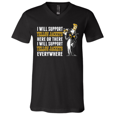 I Will Support Everywhere Georgia Tech Yellow Jackets T Shirts