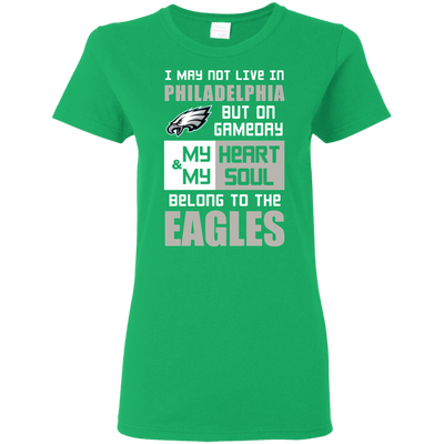 My Heart And My Soul Belong To The Philadelphia Eagles T Shirts