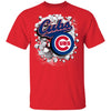 Colorful Earthquake Art Chicago Cubs T Shirt