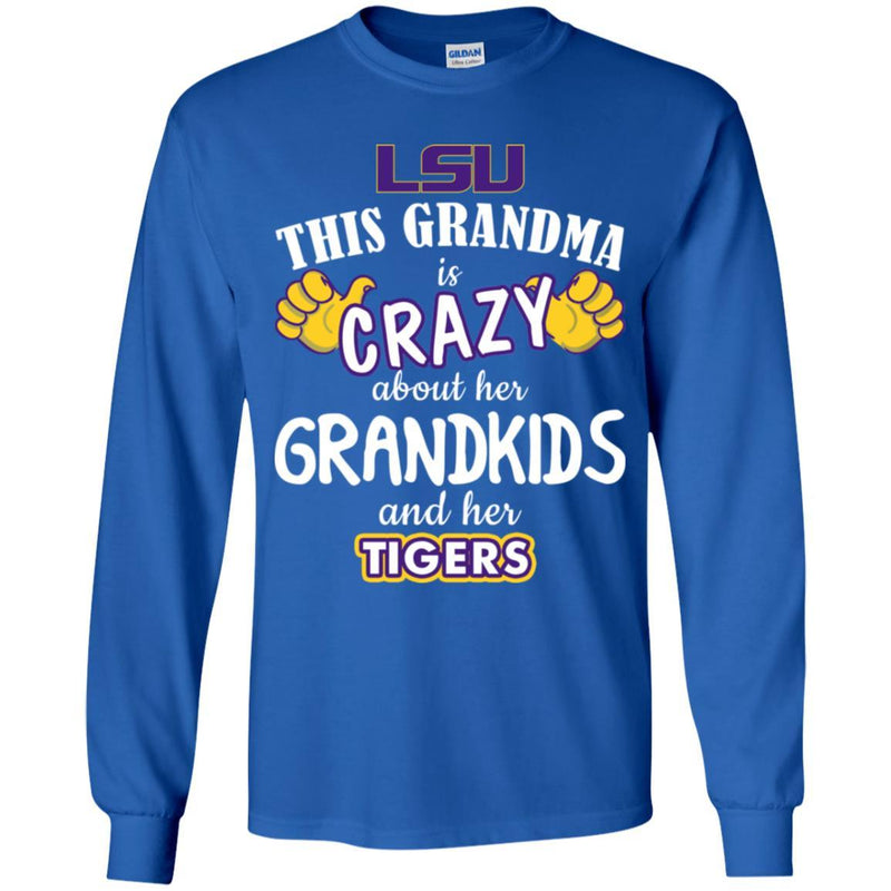 This Grandma Is Crazy About Her Grandkids And Her LSU Tigers T Shirt
