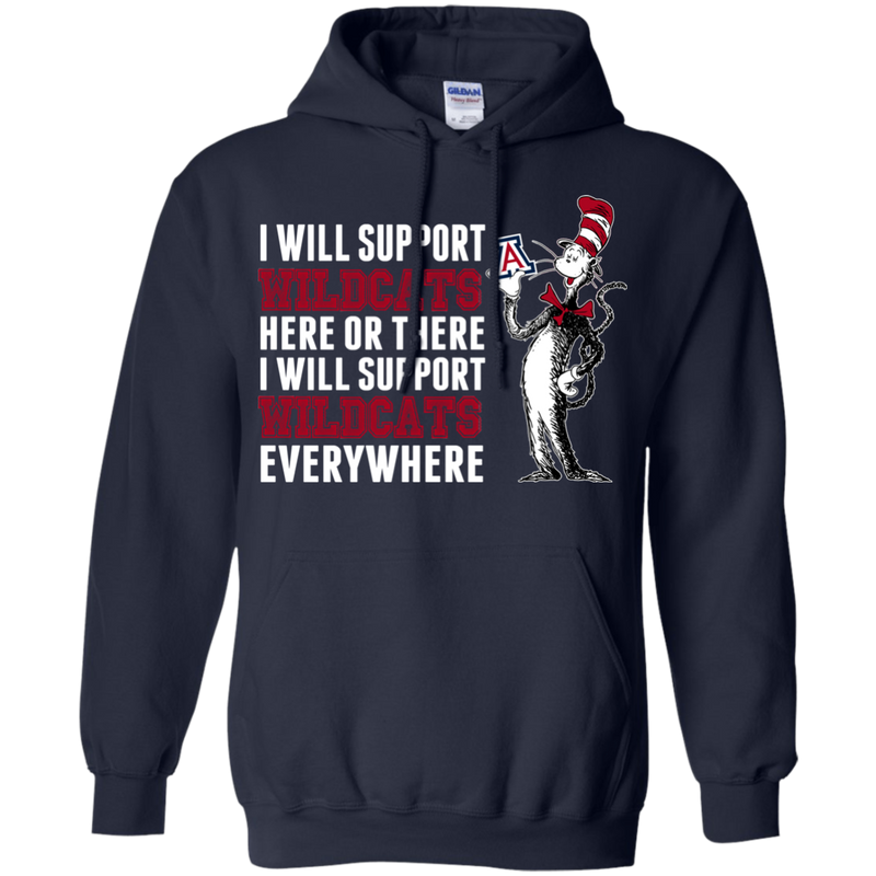 I Will Support Everywhere Arizona Wildcats T Shirts