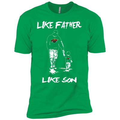 Happy Like Father Like Son Minnesota Wild T Shirts