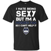 I Hate Being Sexy But I'm Fan So I Can't Help It Connecticut Huskies Navy T Shirts