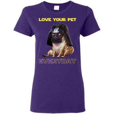 Nice Pug T Shirts - National Love Your Pet Star War Style, nice gift