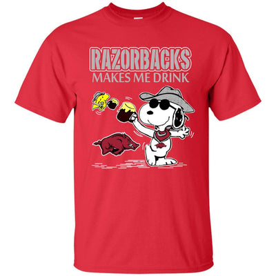 Arkansas Razorbacks Make Me Drinks T Shirt