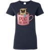 Pug Of Tea T Shirts