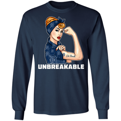 Beautiful Girl Unbreakable Go Detroit Tigers T Shirt