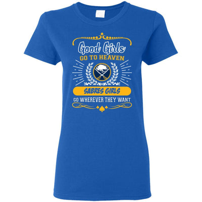 Good Girls Go To Heaven Buffalo Sabres Girls T Shirts