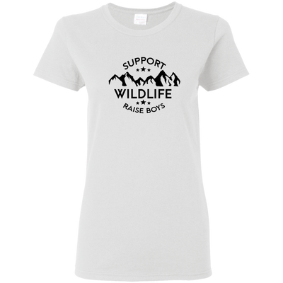 Support Wildlife Raise Boys T Shirts V2