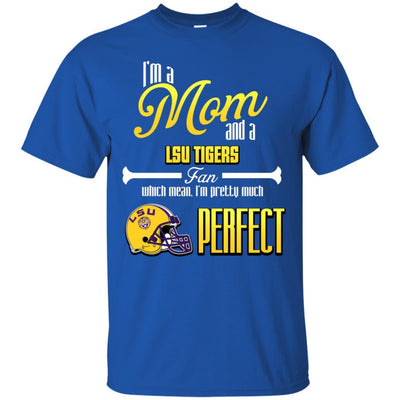 Cool Pretty Perfect Mom Fan LSU Tigers T Shirt