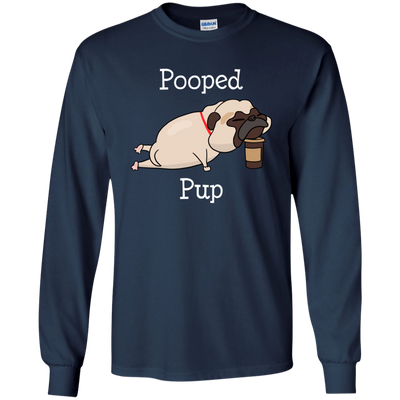 Nice Pug T Shirts - Pooped Pup, is a cool gift for friends and family