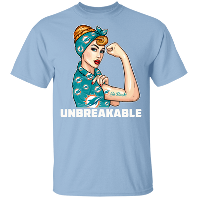 Beautiful Girl Unbreakable Go Miami Dolphins T Shirt