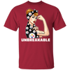 Beautiful Girl Unbreakable Go Pittsburgh Steelers T Shirt