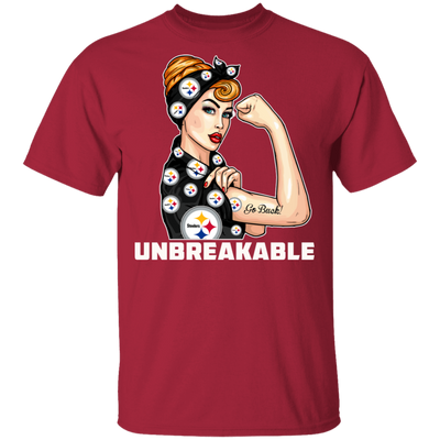 Beautiful Girl Unbreakable Go Pittsburgh Steelers T Shirt